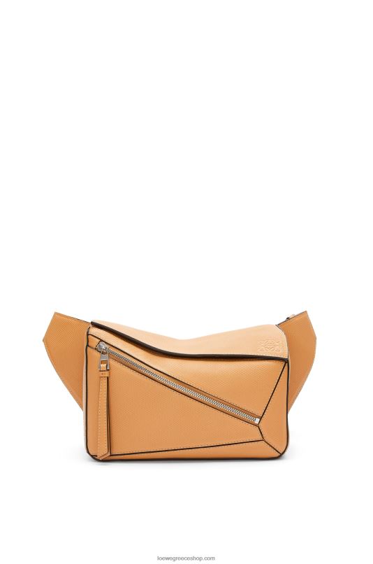 Loewe άνδρες μικρό παζλ bumbag σε διαμαντένιο δέρμα μόσχου RZR0J569 ζεστή έρημος