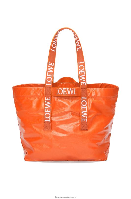 Loewe άνδρες διπλώστε τον αγοραστή σε χάρτινο δέρμα μόσχου RZR0J69 πορτοκάλι